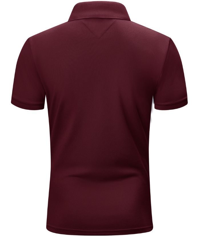 ZITY Men's Button Up Dri Fit Polo Shirt-CEMPO01623