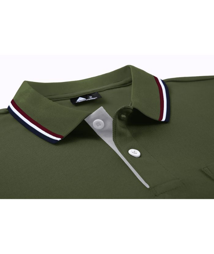 ZITY Men's Dri Fit Long Sleeve Golf Polo Shirt-CEMLP06139
