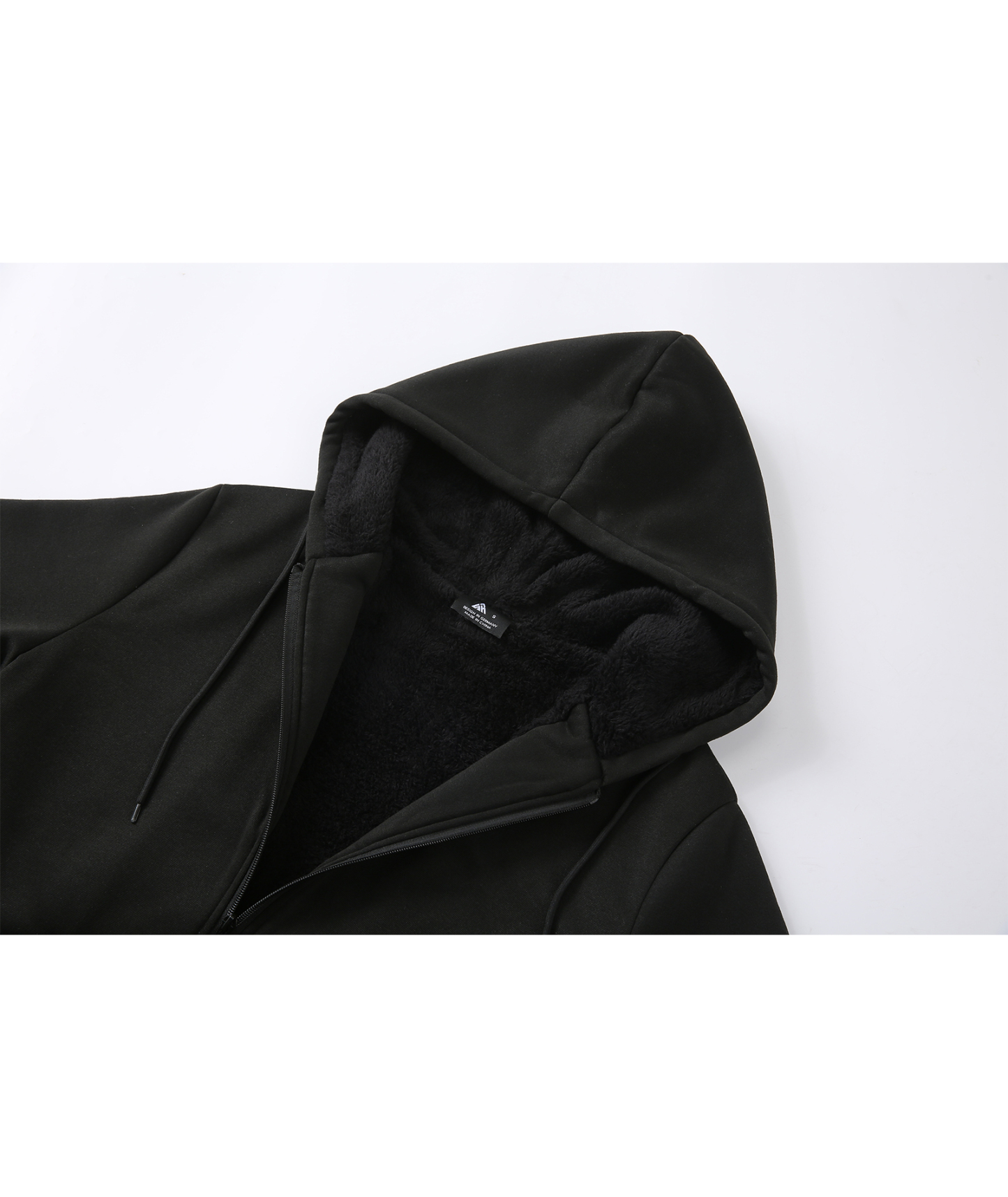 ZITY Women's Long Sleeve Solid Color Fleece Hoodie-CUWFH01440