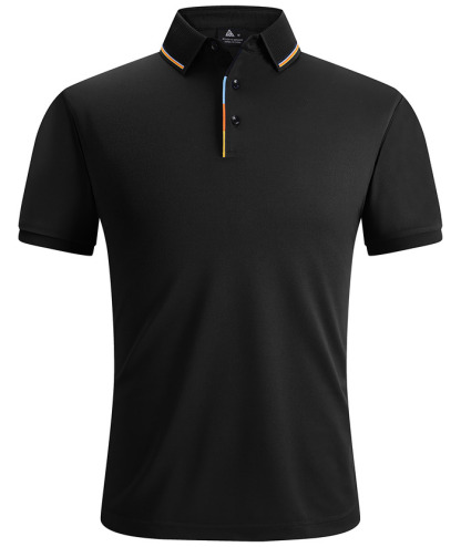 Men's Solid Color Slim Fit Performance Polo Shirt-ZPK007837