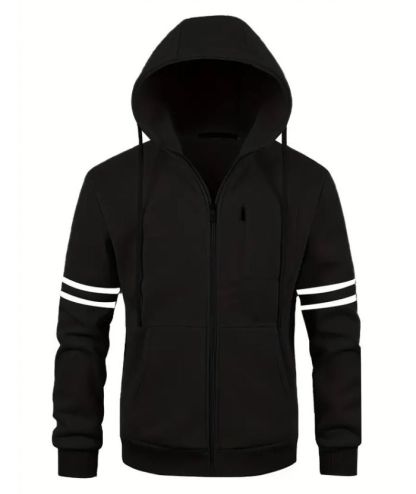 ZITY Men's Soft Fleece Fashion Zip Up Sweater Hoodie-DUMFH04956|Zitysports