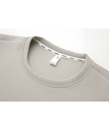 Men's Athletic Fit Solid Color Long Sleeve Polo Shirt-5328