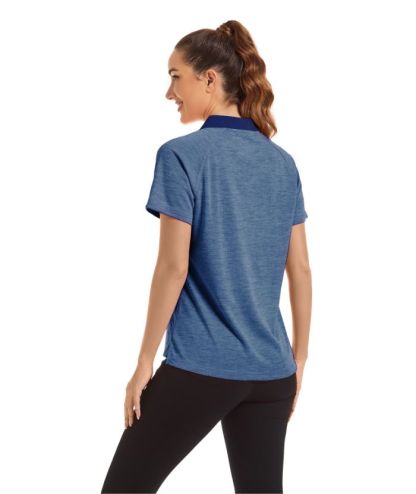 ZITY Women's Casual Slim Fit Sports Polo Shirt-CUWPO01363