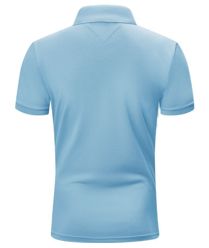 ZITY Men's Button Up Dri Fit Polo Shirt-CEMPO01623