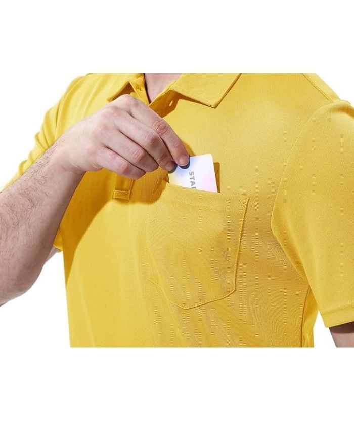 ZITY Men's Button Up Quick Dri Casual Polo Shirt-CEMPO03494