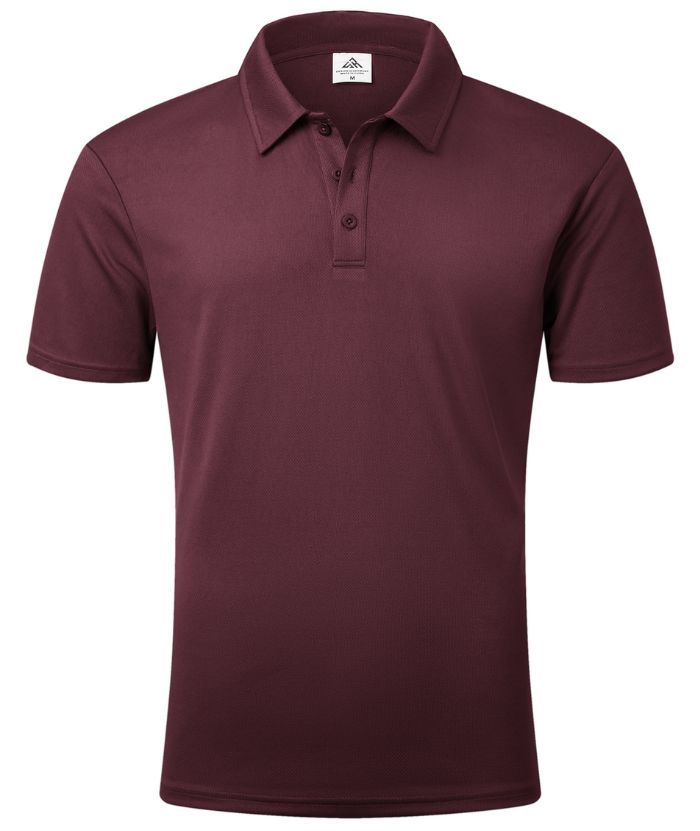 ZITY Men's Button Up Dri Fit Polo Shirt-CUMPO02332