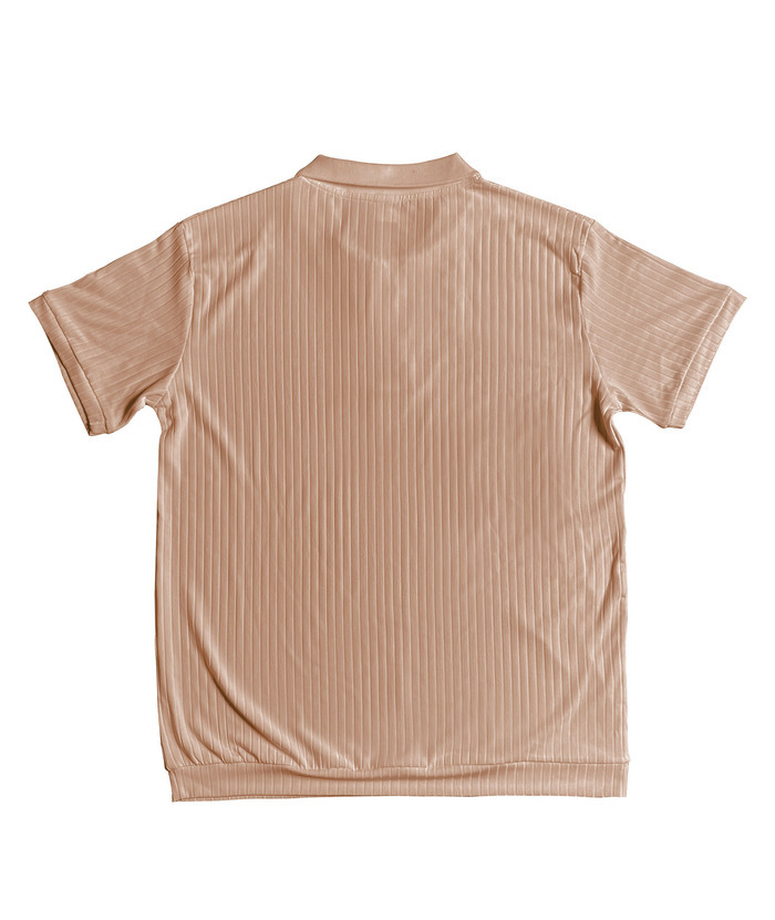 ZITY Men's Texture Casual Wrinkle Free Elasticity Short Sleeve Polo Shirt-ZPK010471 | Zitysports