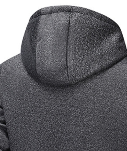 ZITY Men's Fleece Jacket Side Pocket with Zipper Casual Hoodie-DUMFH04877 | Zitysports