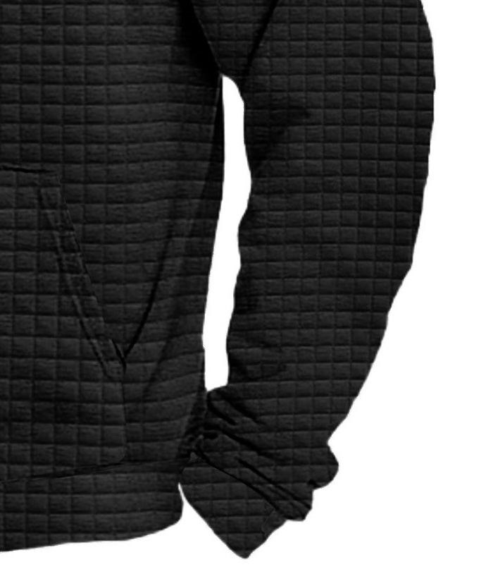 ZITY Men's Trendy Fashion Waffle Knit Sweatshirt Hoodie-DUMFH04886|Zitysports