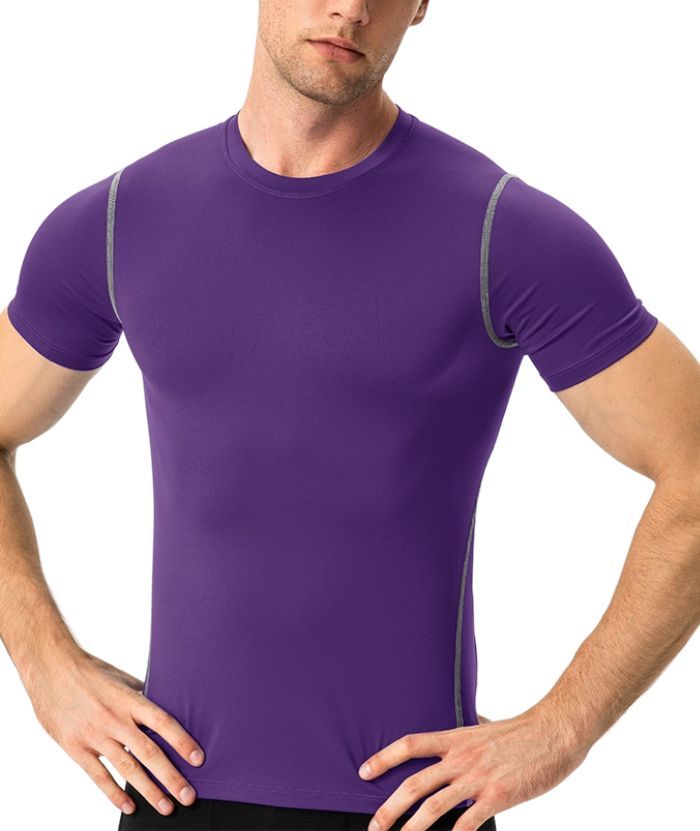 ZITY Men's Dri Fit Sports Compression T-Shirt-DUMTS05962