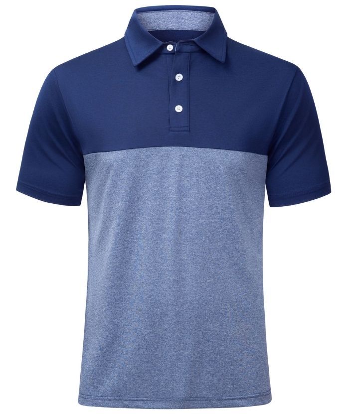ZITY Men's Color Block Dri Fit Polo Shirt-APOH700109