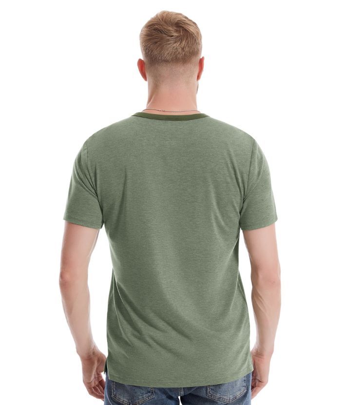 ZITY Men's Button Up Dri Fit T-Shirt-CUMSS02343
