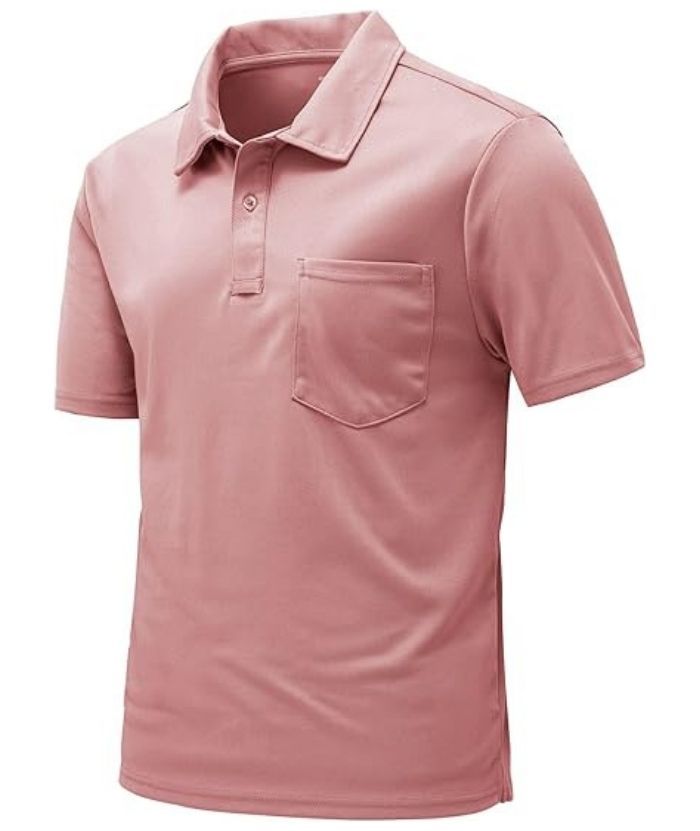 ZITY Men's Button Up Quick Dri Casual Polo Shirt-CEMPO03494