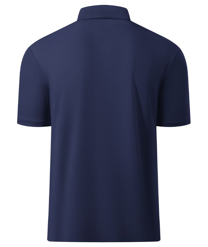 ZITY Men's Button Up Slim Fit Polo Shirt-CUMPO05766