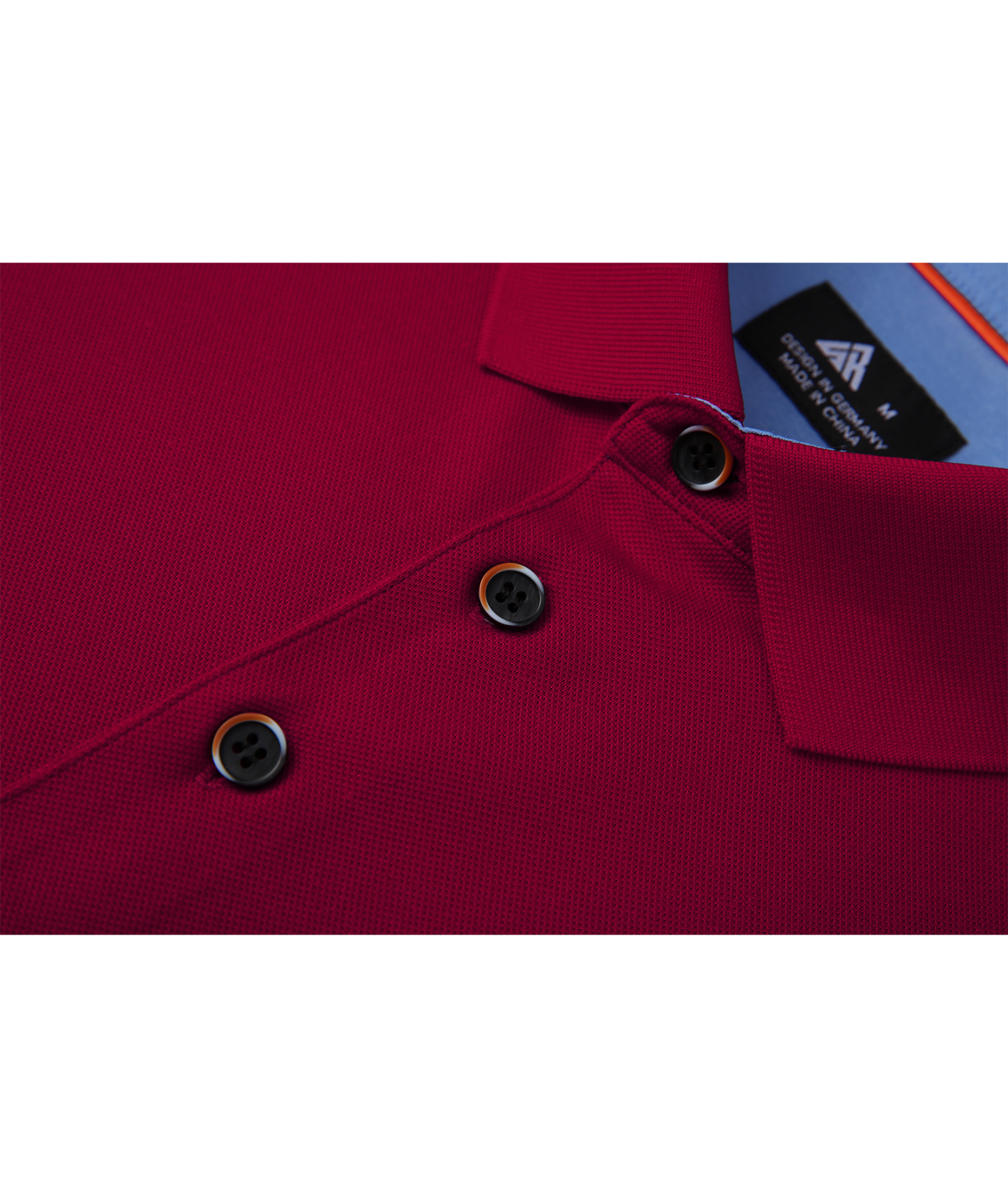 ZITY Men's Button Up Dri Fit Long Sleeve Polo Shirt-CFMPO00095