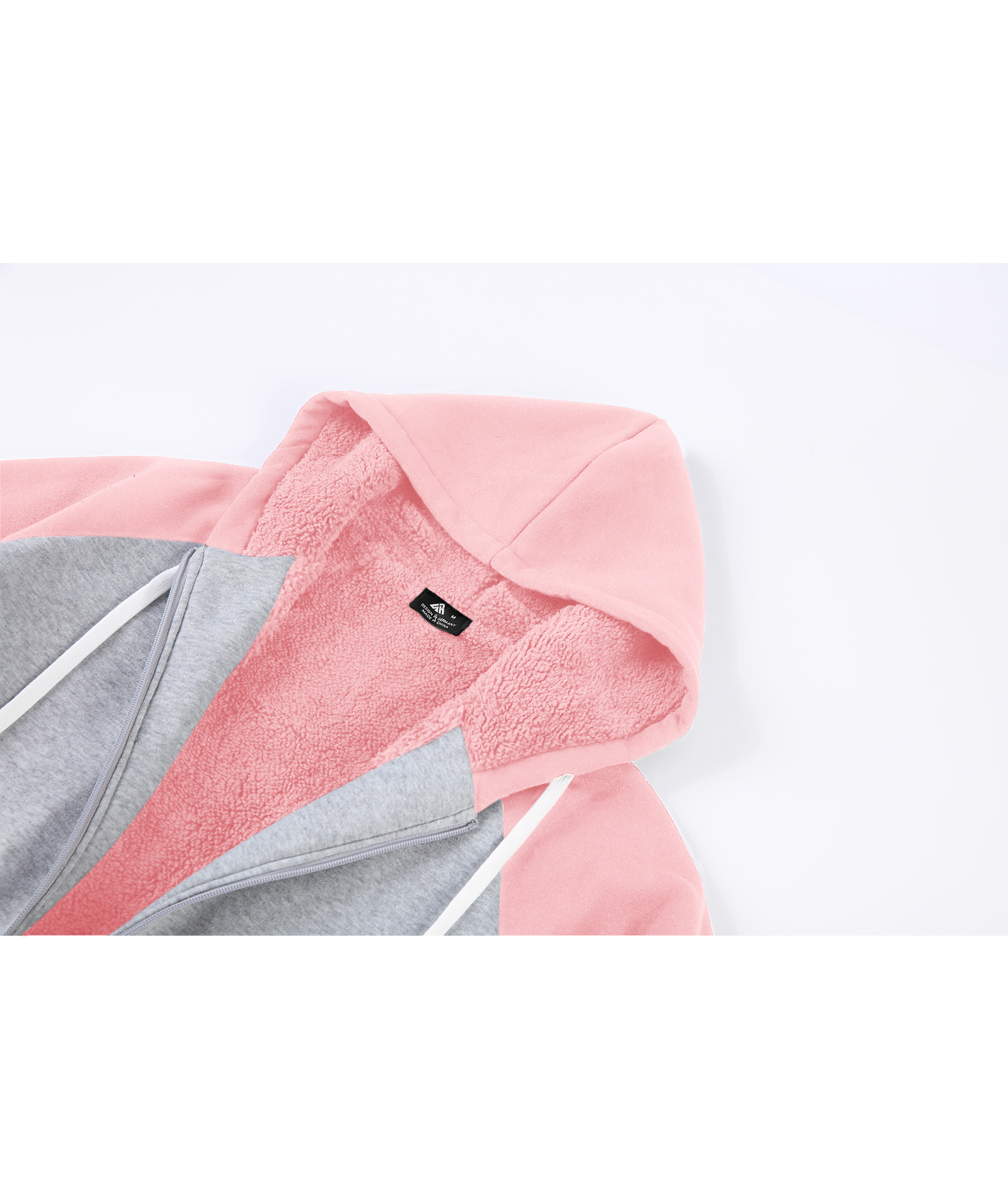 ZITY Women's Winter Sherpa Lined Fleece Hoodie-CFWWT00006