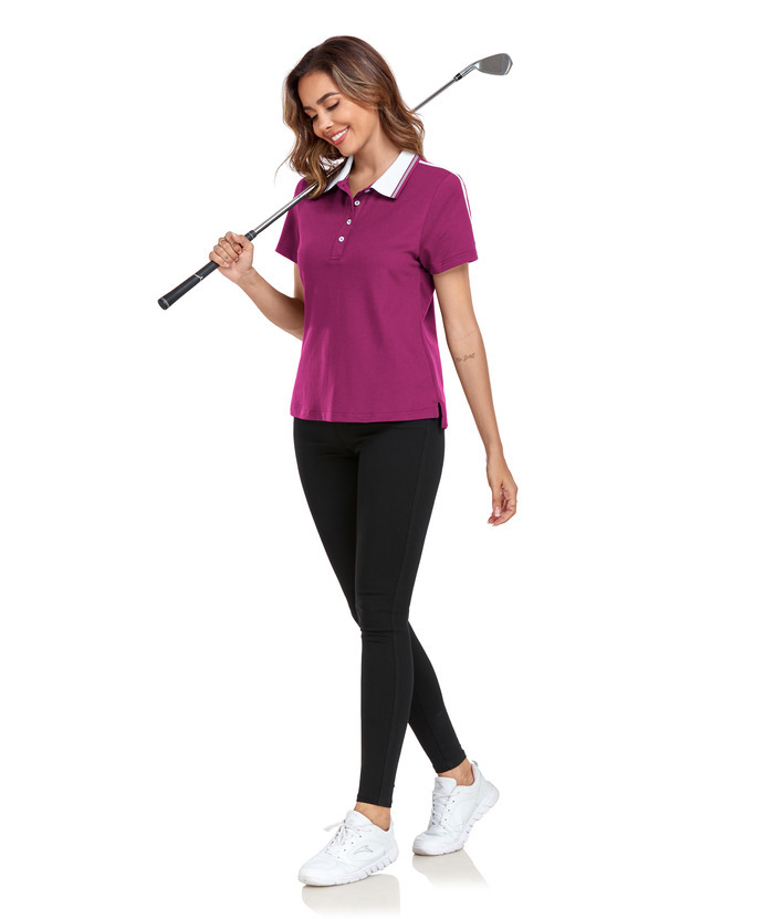 ZITY Women's Plus Size Polo Short Sleeve Quick Dry Sport Shirt-ZPK007786 | Zitysports