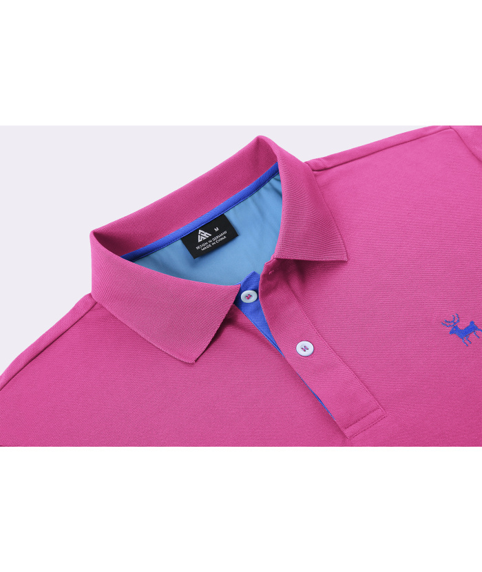 ZITY Men's Short Sleeve Moisture Wicking Athletic Golf Polo Shirt-CUMPO01637|Zitysports