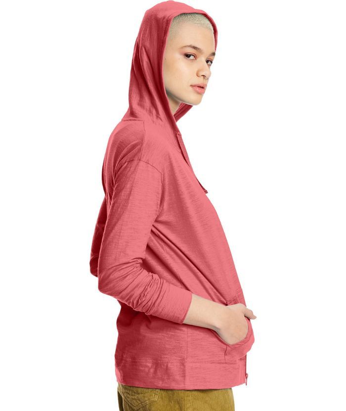ZITY Women's Light Weight Long Sleeve Full Zipper Casual Hoodie-DUWHD04912|Zitysports