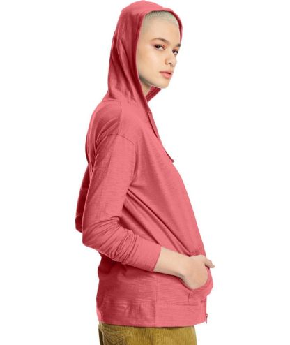 ZITY Women's Light Weight Long Sleeve Full Zipper Casual Hoodie-DUWHD04912|Zitysports