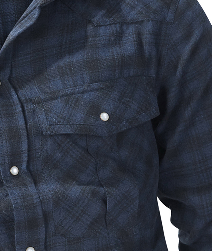 ZITY Men's Button Down Long Sleeved Plaid Flannel Shirt-DUMLT05319|Zitysports