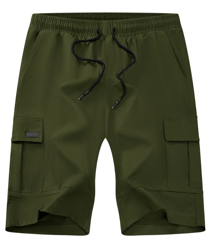 ZITY Men's Loose Fit Men's Drawstring Cargo Shorts-CEMGS05458