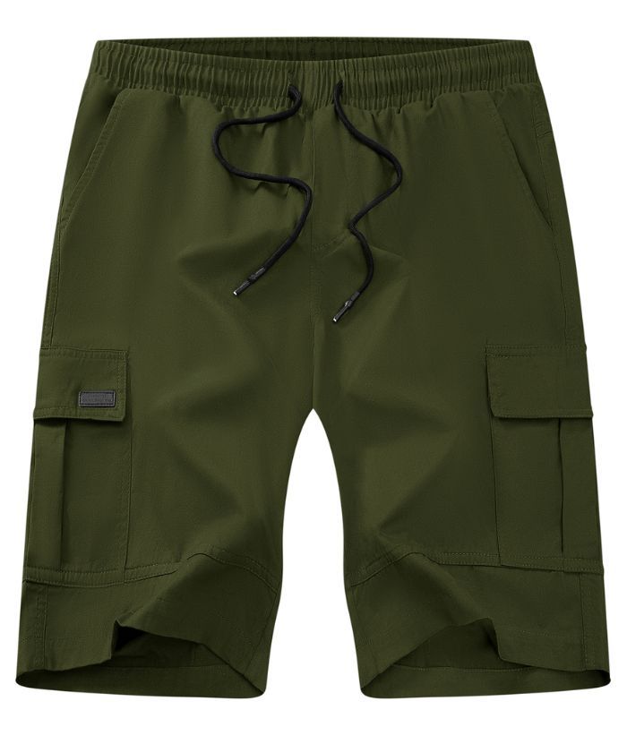 ZITY Men's Loose Fit Men's Drawstring Cargo Shorts-CEMGS05458