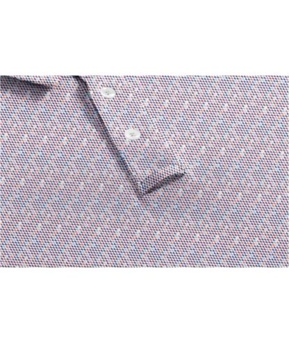 ZITY Men's Button Up Dri Fit Printed Polo Shirt-CUMPO05527