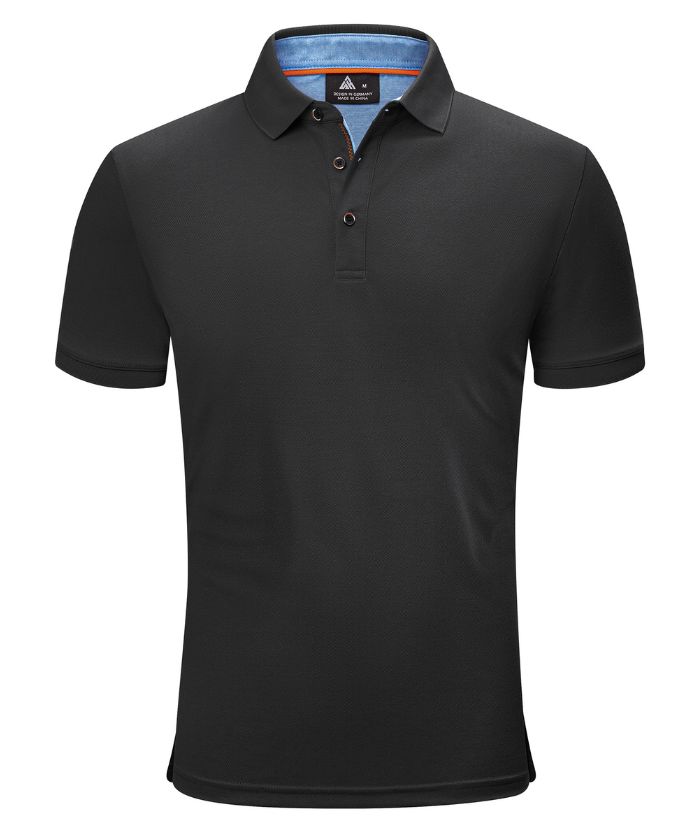 ZITY Men's Button Up Dri Fit Polo Shirt-CEMPO01623