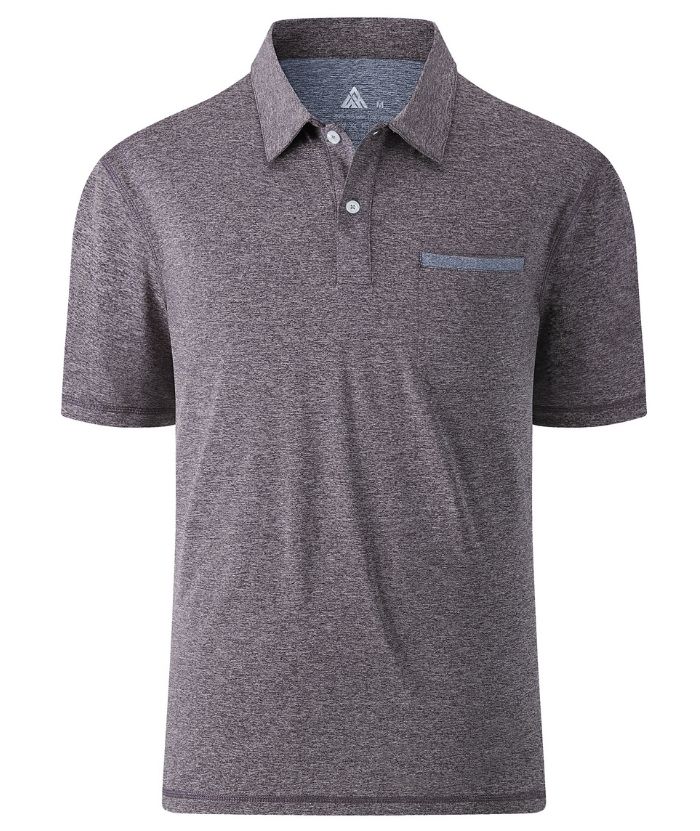 ZITY Men's Moisture Wicking Dri Fit Sports Polo Shirt-ZPK007926