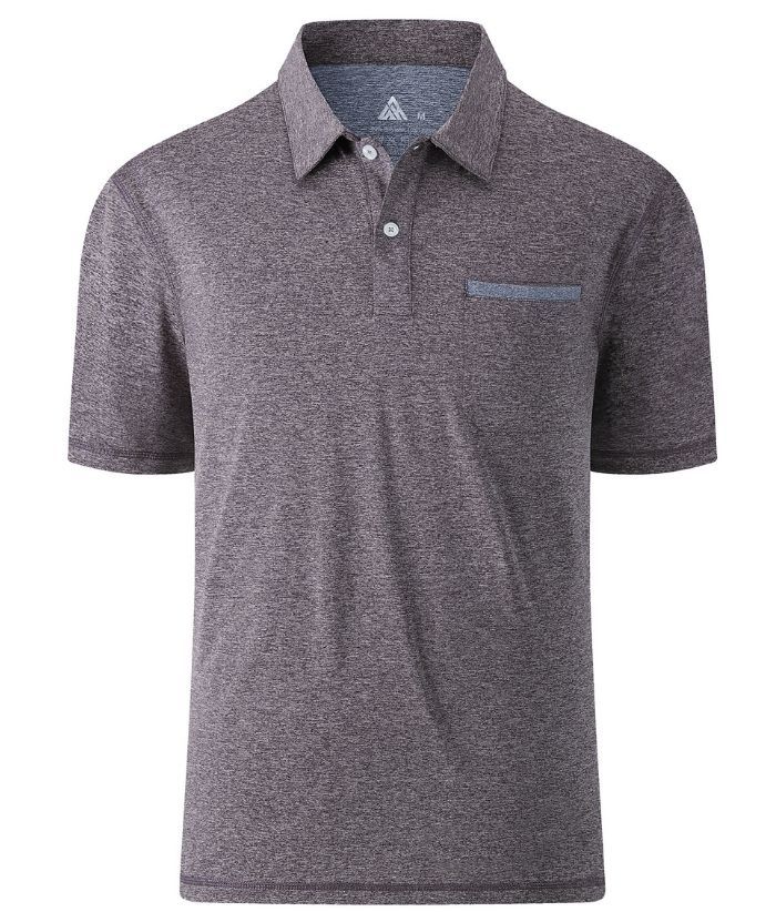 ZITY Men's Moisture Wicking Dri Fit Sports Polo Shirt-ZPK007926