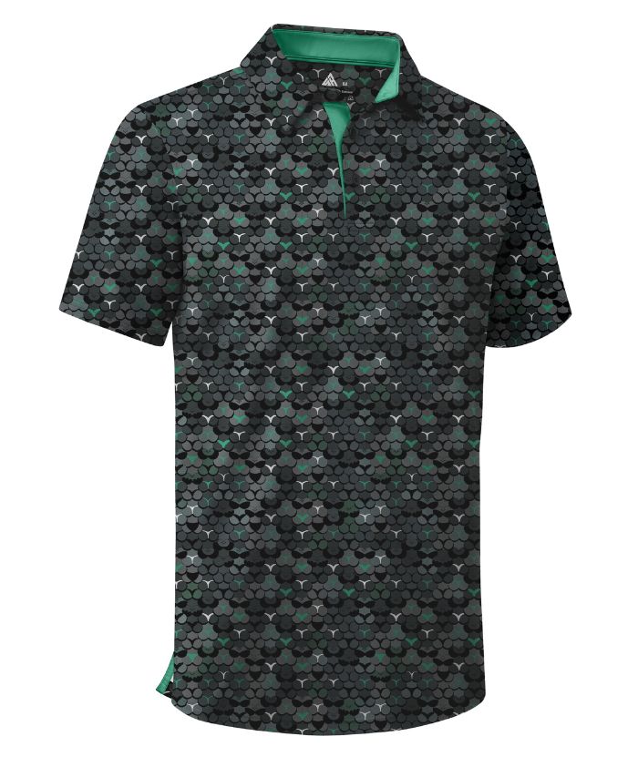 ZITY Men's 3 Button Slim Fit Polo Shirt-CUMPO05189