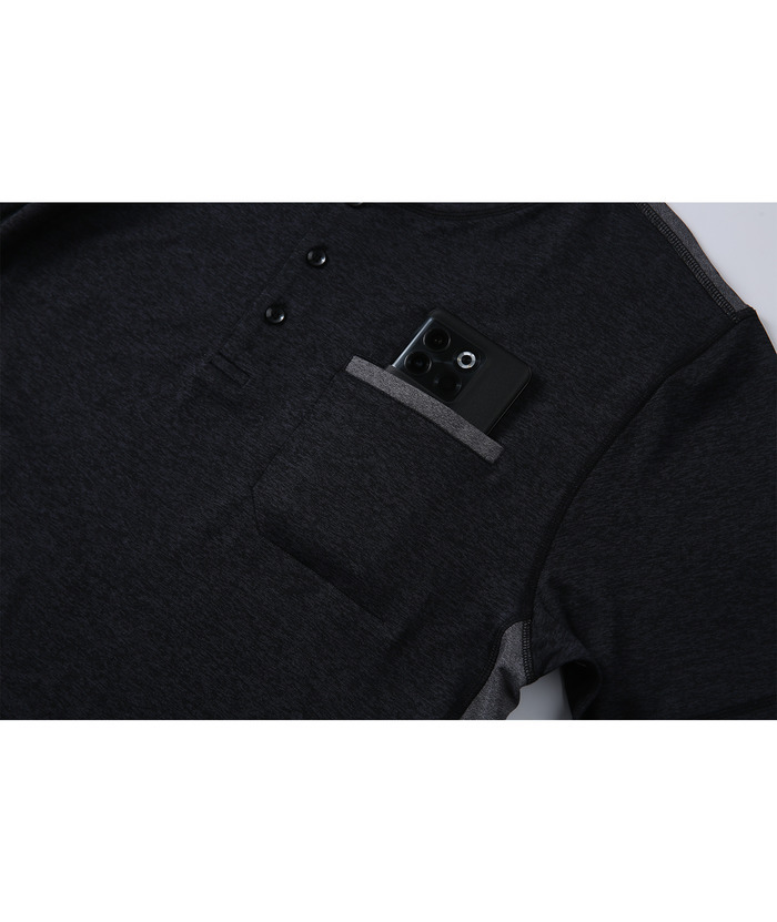ZITY Men's Slim Fit Chest Pocket Summer T-Shirt-CUMSS01279