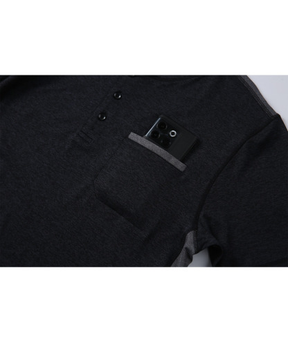 ZITY Men's Slim Fit Chest Pocket Summer T-Shirt-CUMSS01279