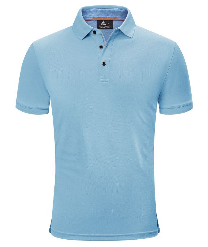 ZITY Men's Button Up Dri Fit Polo Shirt-CEMPO01623