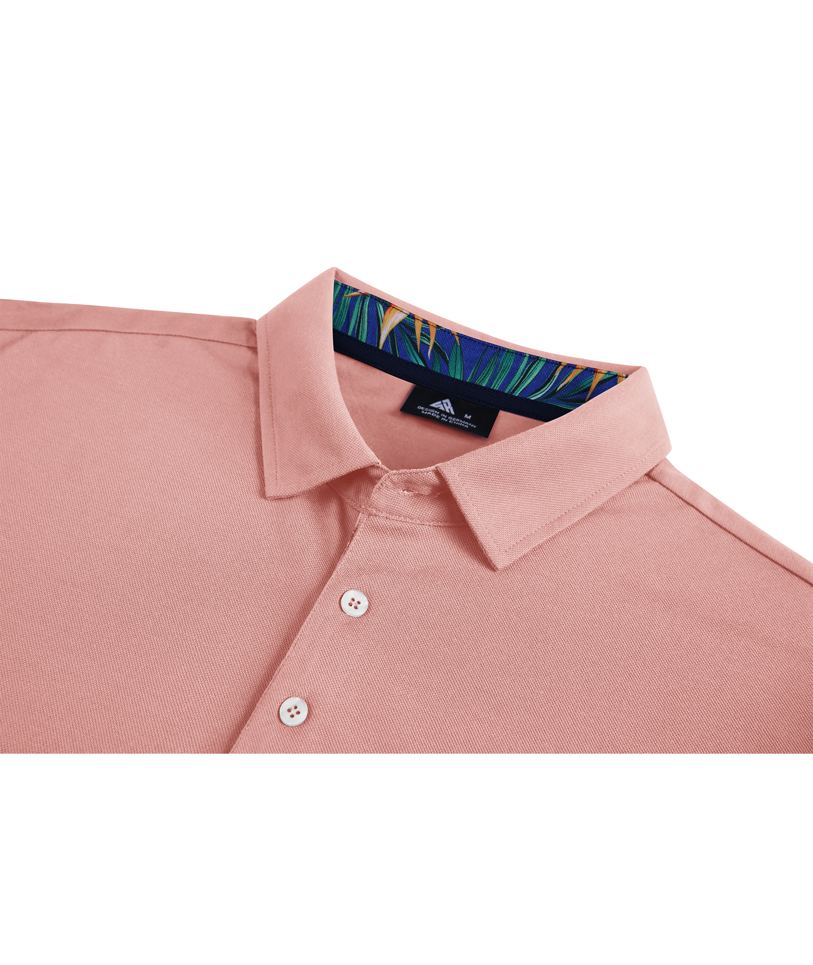 ZITY Men's Button Up Dri Fit Polo Shirt-CFMPO00053