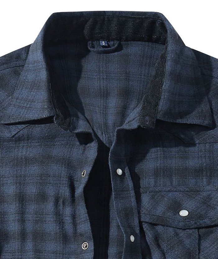 ZITY Men's Button Down Long Sleeved Plaid Flannel Shirt-DUMLT05319|Zitysports
