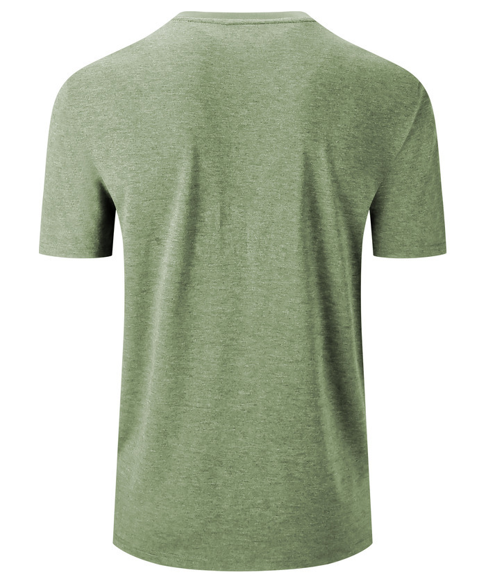 ZITY Men's Slim Fit Round Neck T-Shirt-CUMSS01290