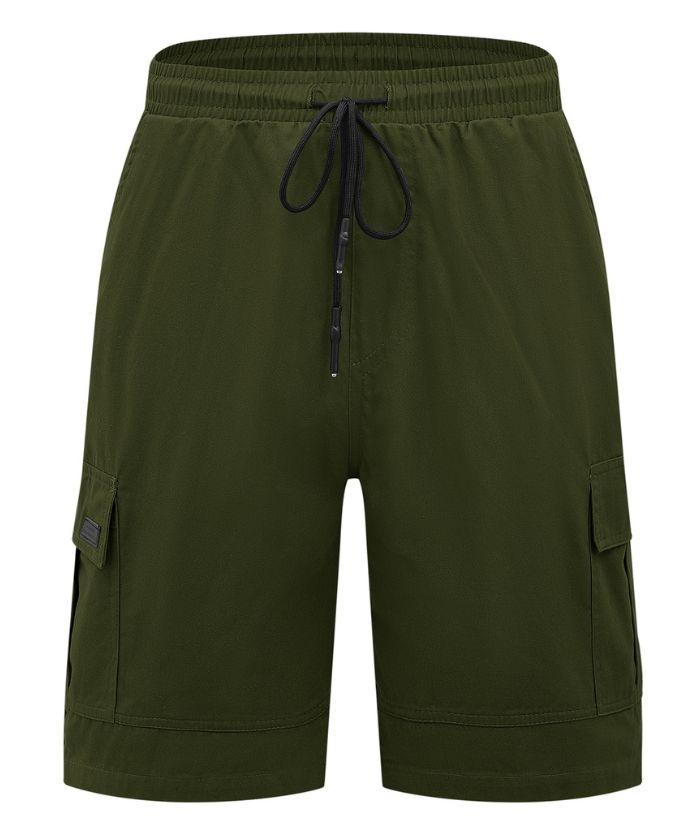 ZITY Men's Loose Fit Men's Drawstring Cargo Shorts-CEMGS05458