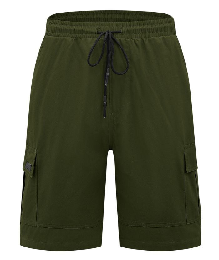 ZITY Men's Loose Fit Men's Drawstring Cargo Shorts-CEMGS05458