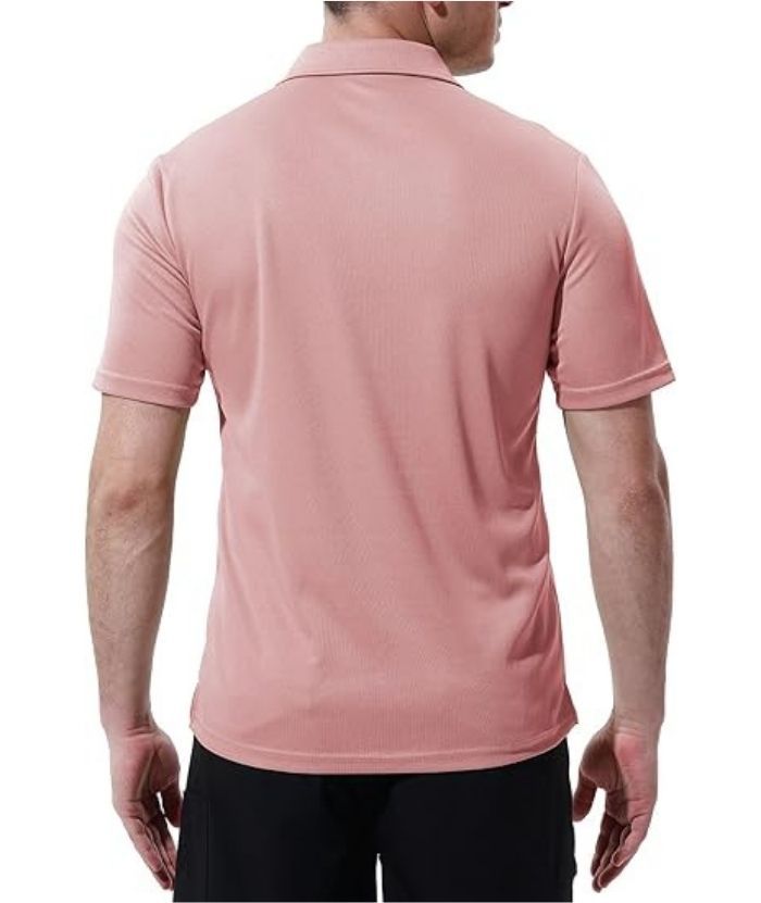 ZITY Men's Button Up Quick Dri Casual Polo Shirt-CEMPO03494