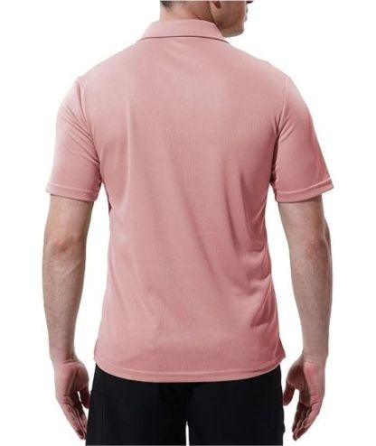 ZITY Men's Button Up Quick Dri Casual Polo Shirt-CEMPO03494