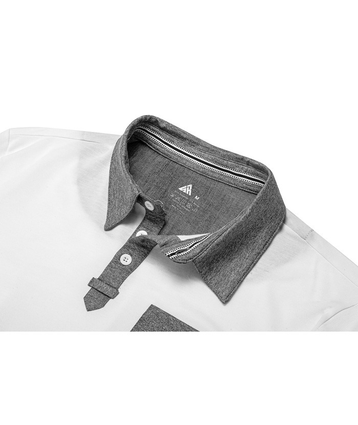ZITY Men's Short Sleeve Quick Dry Basic Polo Shirt with Pocket-ZPK007785 | Zitysports