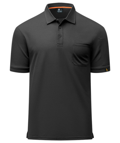 ZITY Men's Polo Shirt Short Sleeve 3 Button Loose Fit Golf Shirt-ZPK007931 | Zitysports