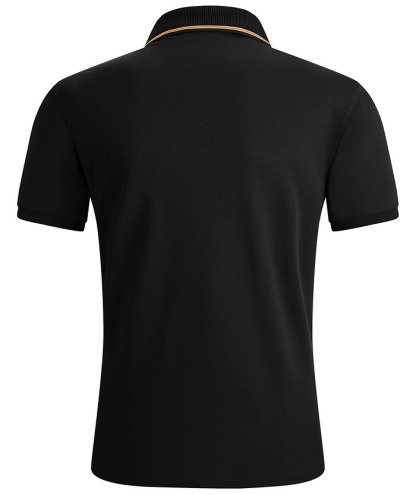 Men's Solid Color Slim Fit Performance Polo Shirt-ZPK007837