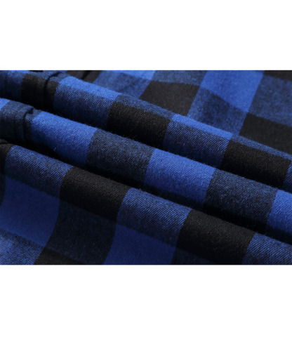 ZITY Men's Plaid Hooded Long Sleeve Button Down Flannel Shirt-ZPK000014 | Zitysports