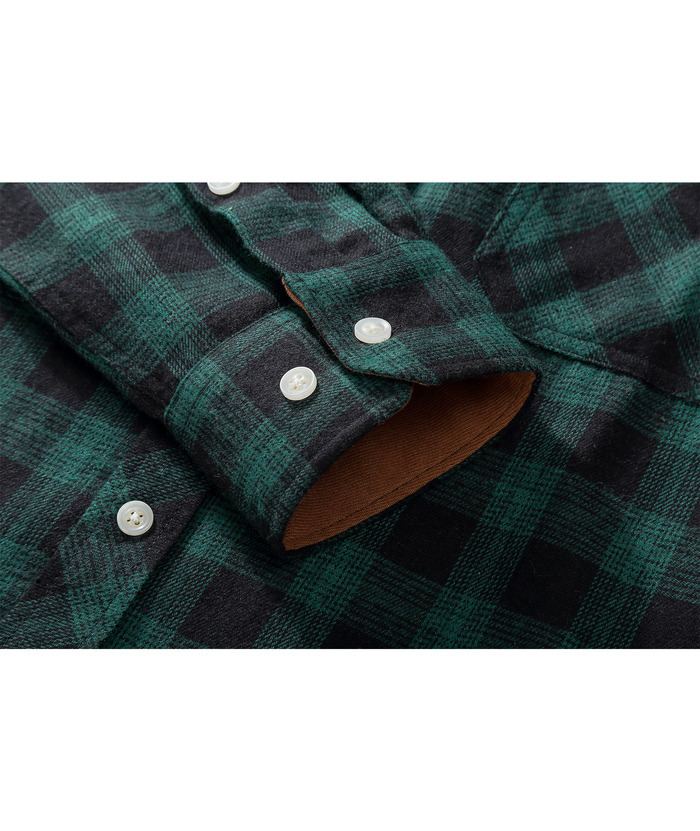 ZITY Men's Plaid Button Up Shirt with Flap Pocket Spring Fall Top-ZPK006565 | Zitysports