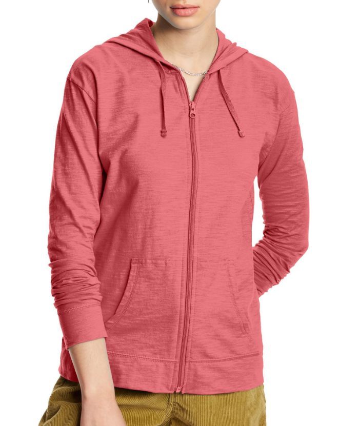 ZITY Women's Light Weight Long Sleeve Full Zipper Casual Hoodie-DUWHD04912|Zitysports