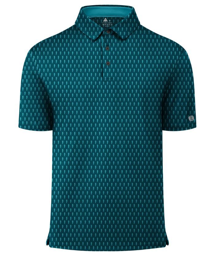 ZITY Men's 3 Button Slim Fit Polo Shirt-CUMPO05189