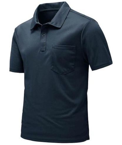 ZITY Men's Button Up Quick Dri Casual Polo Shirt-CEMPO03494